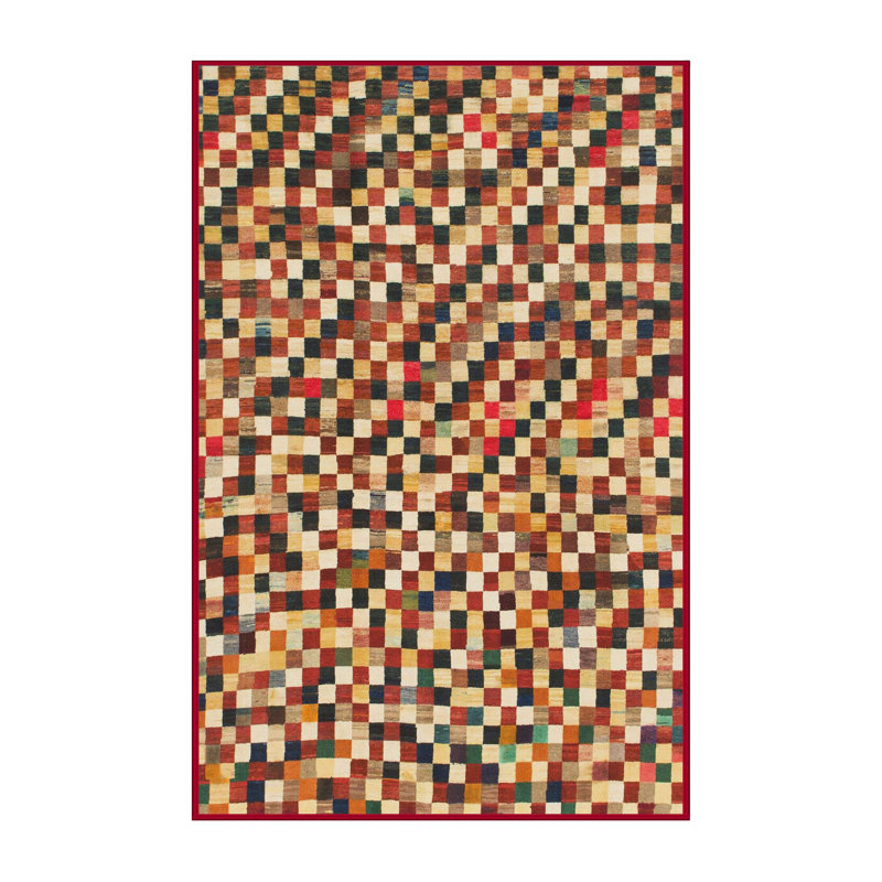 Abstract Indoor Rug, Rectangle 2' x 4'