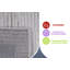 Tapis bleu / ivoire MARFI Collection-1690185220