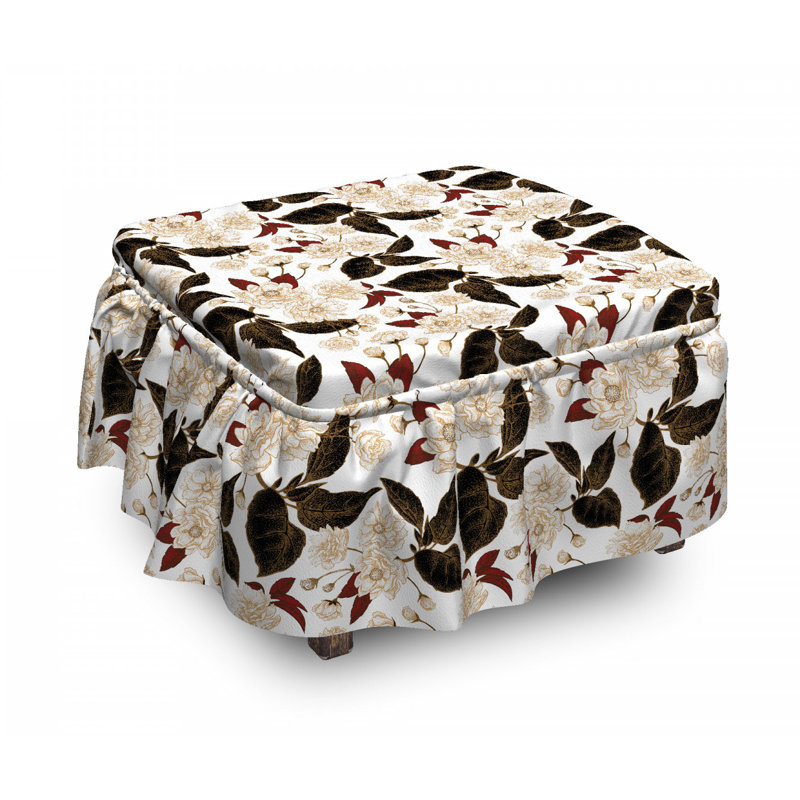 Housse pour repose-pieds de prune chinoise