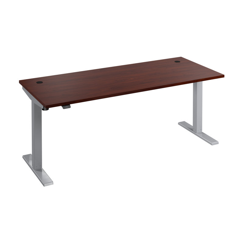 Bureau pour travailler debout à hauteur réglable, l 71,02 po x P 29,37 po, Cerisier hansen