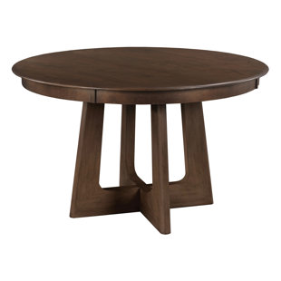 TABLE DE PIEDESTAL RONDE 54 ", MOCHA