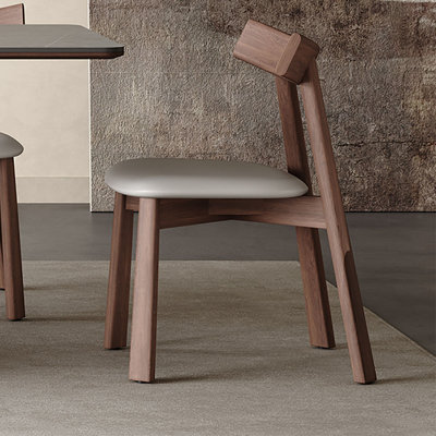 Geometric Rock plate Table with Oak Legs