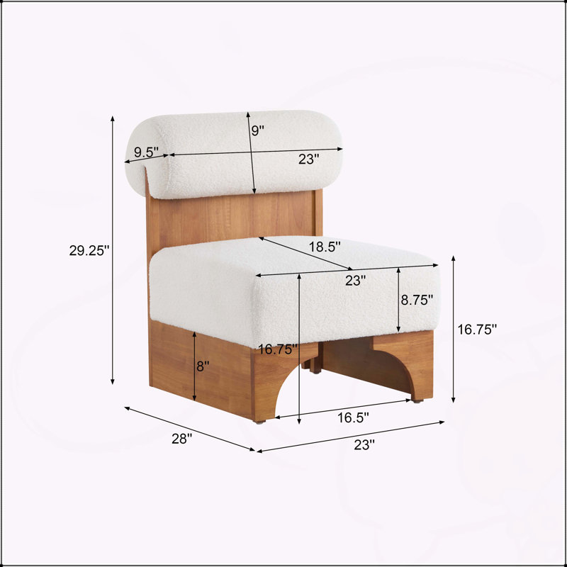 [Ensemble de 2] Méridienne moderne Boucle avec structure en bois massif et dossier roulé