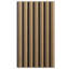 Panneau mural à petites lattes concave à réduction de bruit AcoustixPro 11 po x H 94 1/2 po (paquet de 2)-94468181