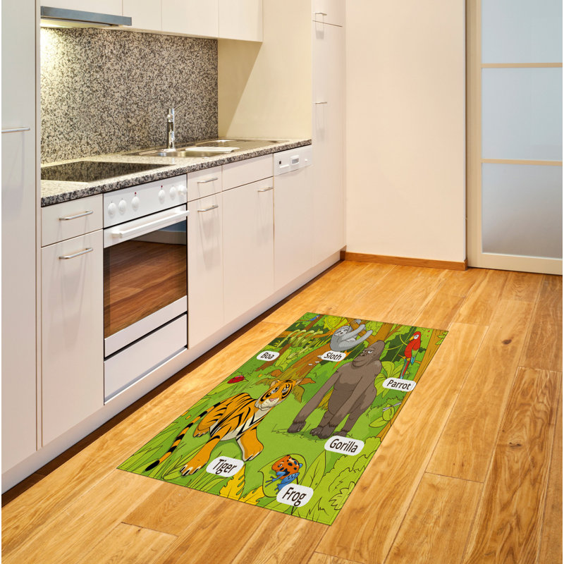Tapis décoratif en fibre de polyester à haute densité, Rectangle— 4 pi x 5 pi 8 po