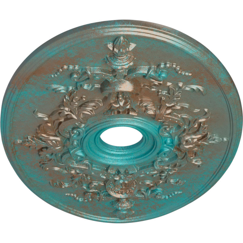 Médaillon de plafond Alexa l 30 3/4 po x H 21 1/4 po x P 3 7/8 po x P 1 5/8 po (convient aux auvents jusqu'à 5 5/8 po)