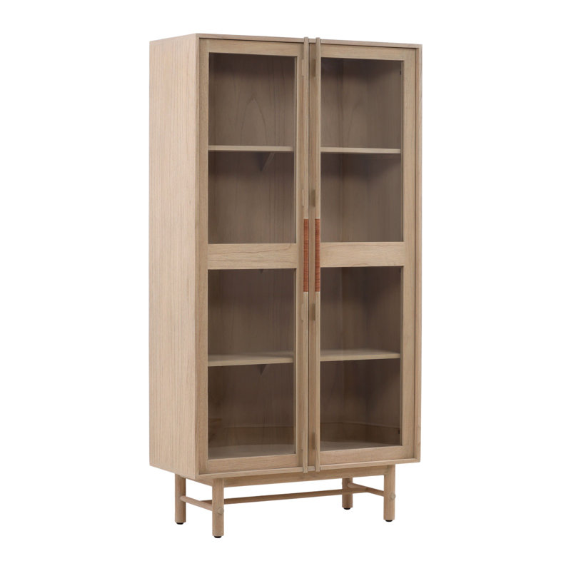 Everest 80" Tall Storage Cabinet, Light Natural