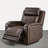 Dual Motor Power Recliner with Top-Grain Leather, Heat & Massage – 165° Lay Flat-126039112