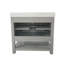 Ensemble de meuble-lavabo simple autoportant avec lavabo encastré et tablette de rangement ouverte Ajmer-197315439-139236803