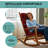 18x41x3 in tufted rocking chair cushion for indoor/patio use. Wear-resistant fabric, silk + foam pellet filling, elastic drawstring, and ties. Ideal for baby’s room, living room, study, garden, or patio-303946603