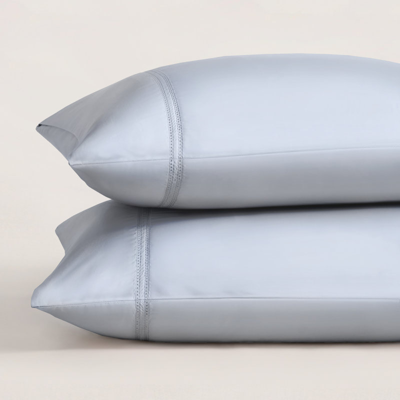 Yalda Pillowcase Set, King, Icy Blue