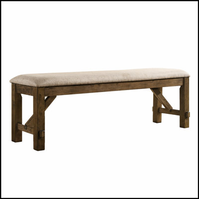 Banc de salle à manger rembourré en tissu Raven