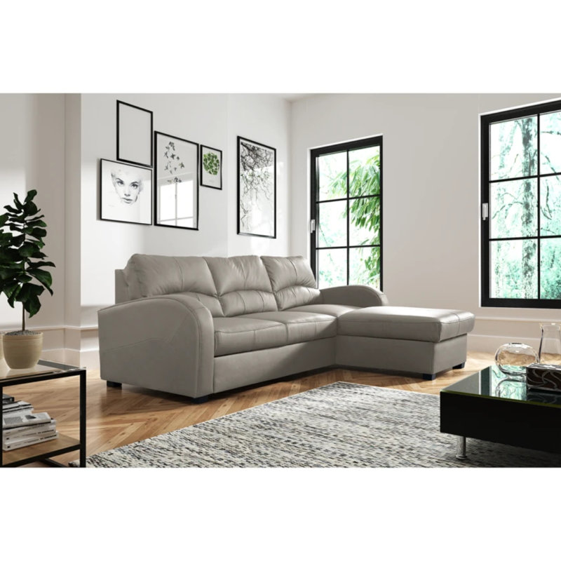 Fridulf 3 Seater Sofa Bed, Light Grey, Right Hand Facing