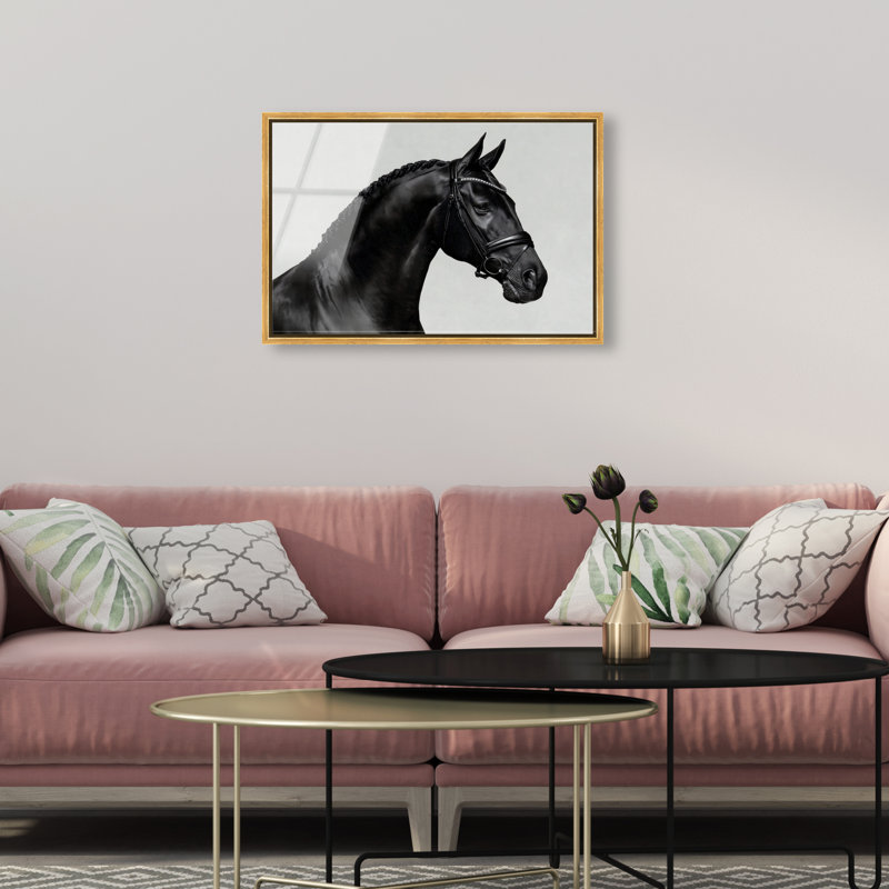 Midnight Majesty I Print, 11"H x 16"W, Gold Floater Frame
