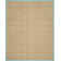 Auckland Bamboo Slat/Seagrass Natural/Teal Area Rug