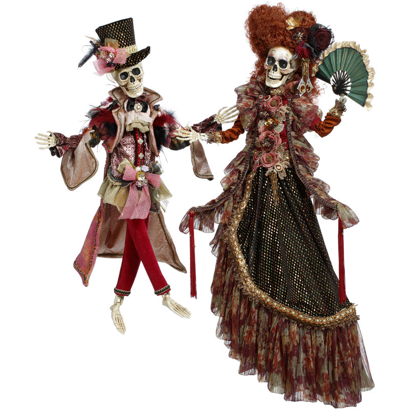 Mr. And Mrs. Red Carpet Skeleton, Large - 31 Inches Set Of 2