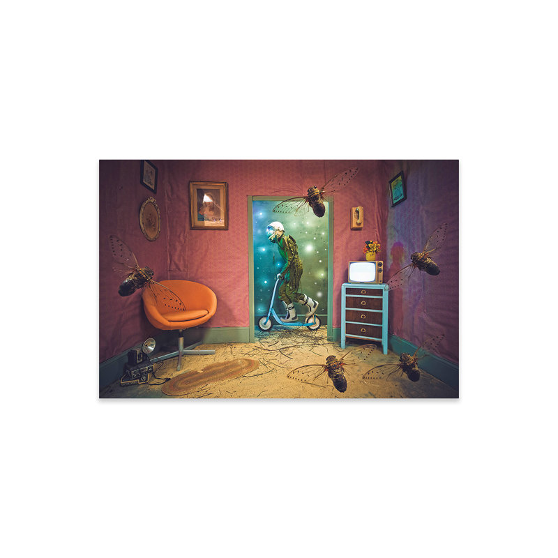 «The Lonely Astronaut XVIII» par Karen Jerzyk - impression non encadrée, H 16 po x l 24 po x P 0,25 po