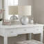 Lighting, 19 po, lampe de table, résine grise, abat-jour ivoire / crème, moderne