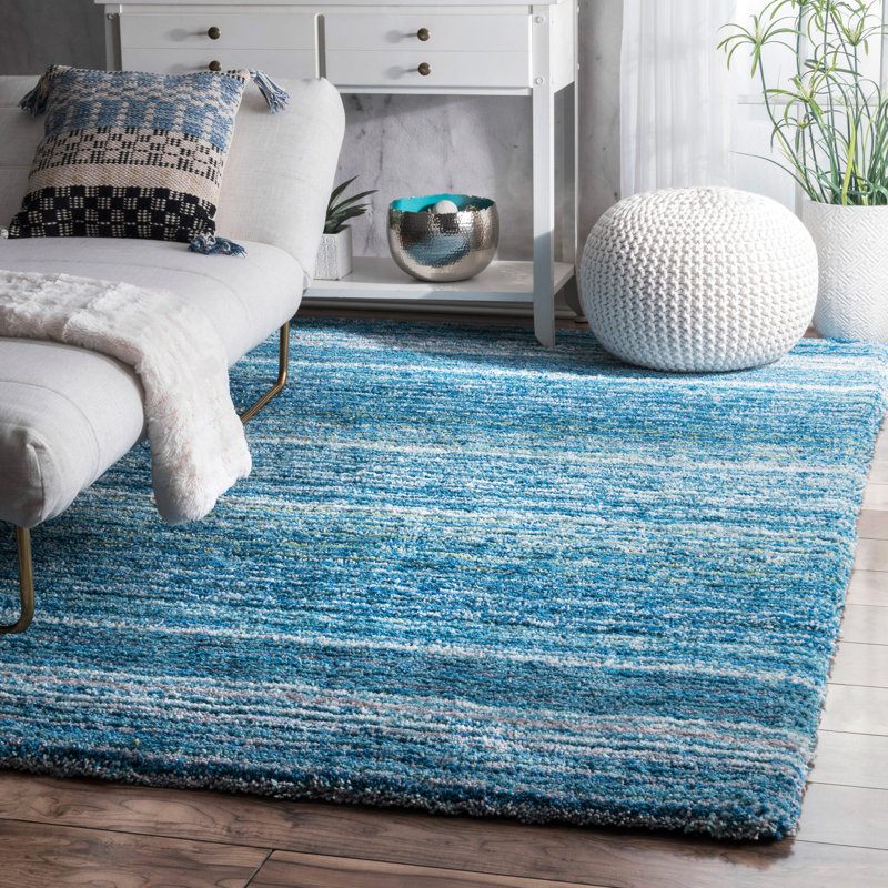 Moskell Striped Hand Woven Area Rug, Rectangle 244 x 305cm