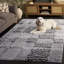 Tapis d'intérieur lavable à la machine lavable à la machine à motif géométrique touffeté à la main Easy Care 225-1039366342