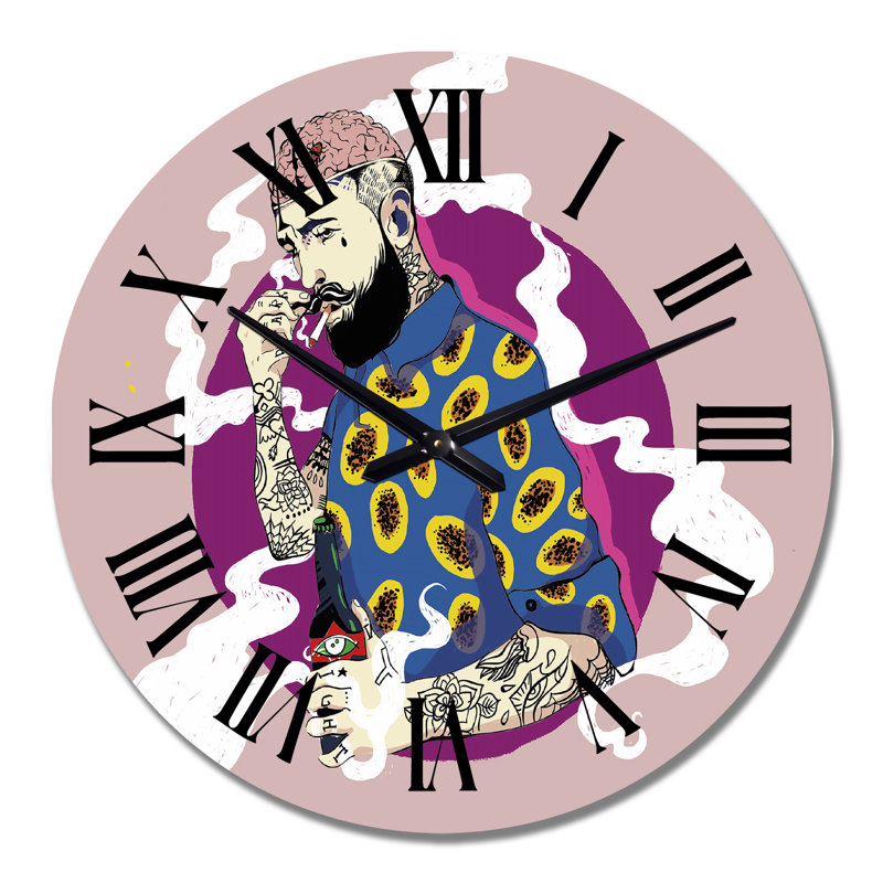 Horloge murale Hipster, Grand