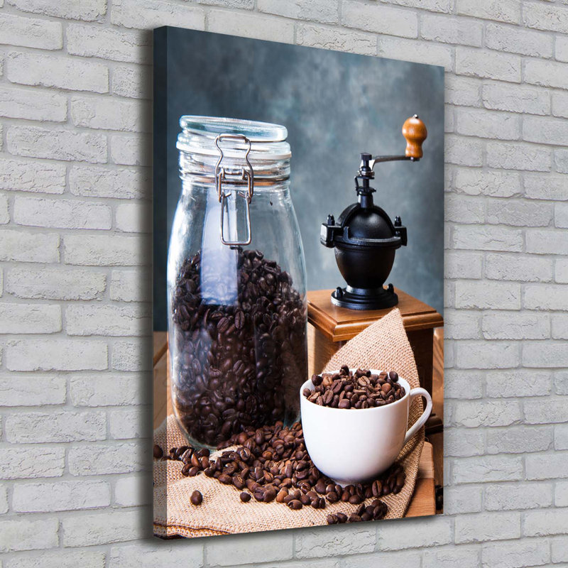 Coffee Grinder - Wrapped Canvas Print