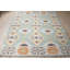 Tapis bleu clair en laine noué à la main Freya-383935991