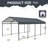 12x21 Metal Heavy Duty Carport Outdoor Canopy Large Garage With Galvanized Steel Roof And Frame For Driveway Car,truck