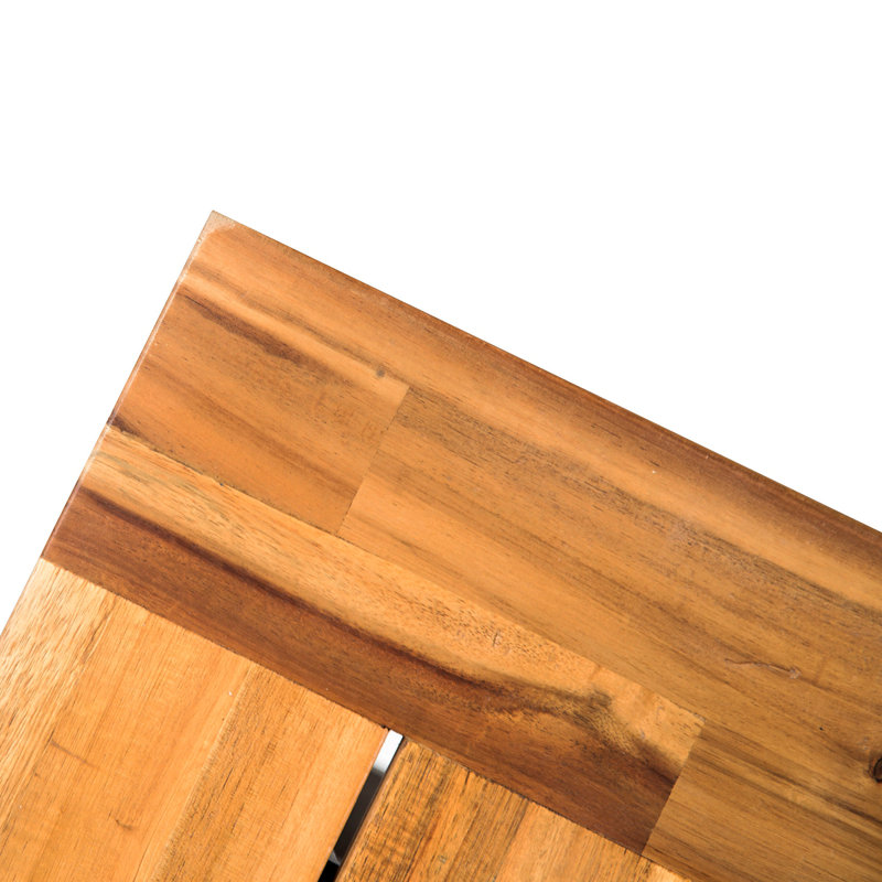Banc de salle à manger en bois d'acacia, banc de patio sans dossier