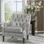 Fauteuil d'appoint capitonné