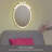 Melannco LED Bow Mirror, 10.6X15 Inch