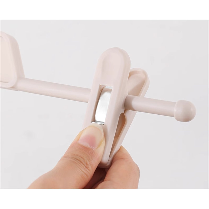 Cintre en plastique antidérapant avec pinces pour jupe / pantalon Oligert, 20