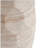 Outdoor/Indoor Lightweight Concrete Side Table,Travertine Finish