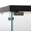 Vitrine en verre avec 4 tablettes et porte-810552261