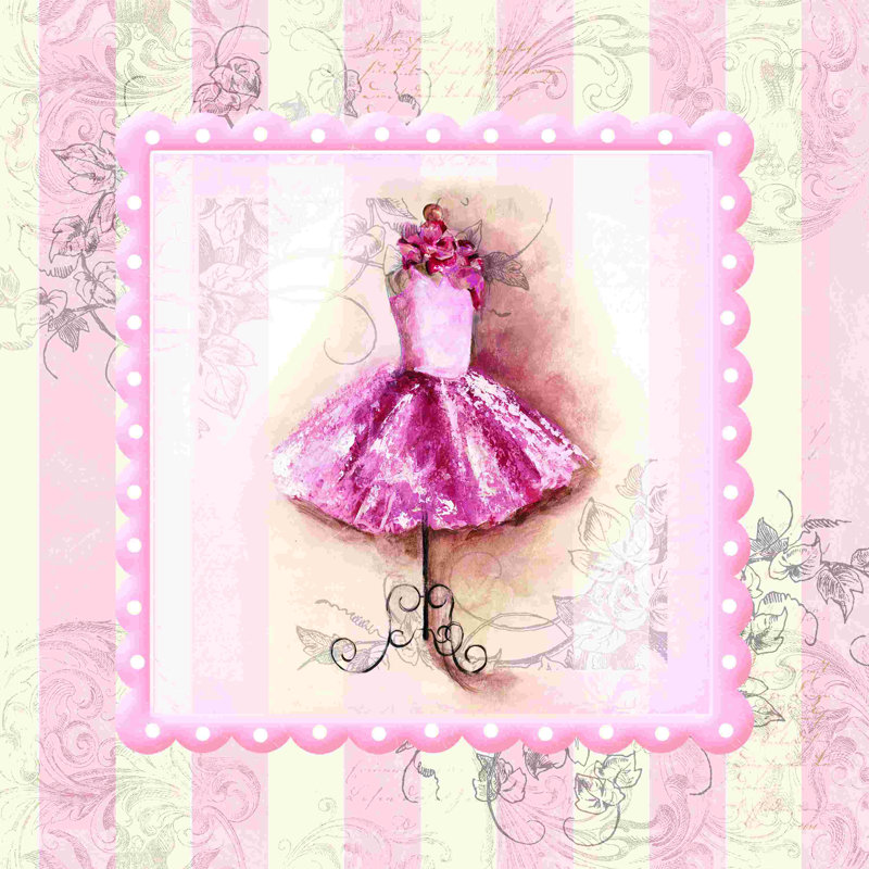 Ballerine, impression sur toile tendue, L 36 po x H 36 po