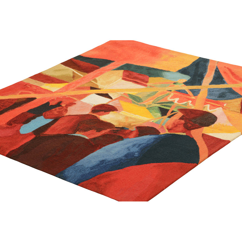 One-of-a-Kind 3’4”x4’3” Area Rug