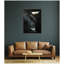 «Minimalist Black Highland Cow Close» par Michael Schauer, reproduction d'art encadrée