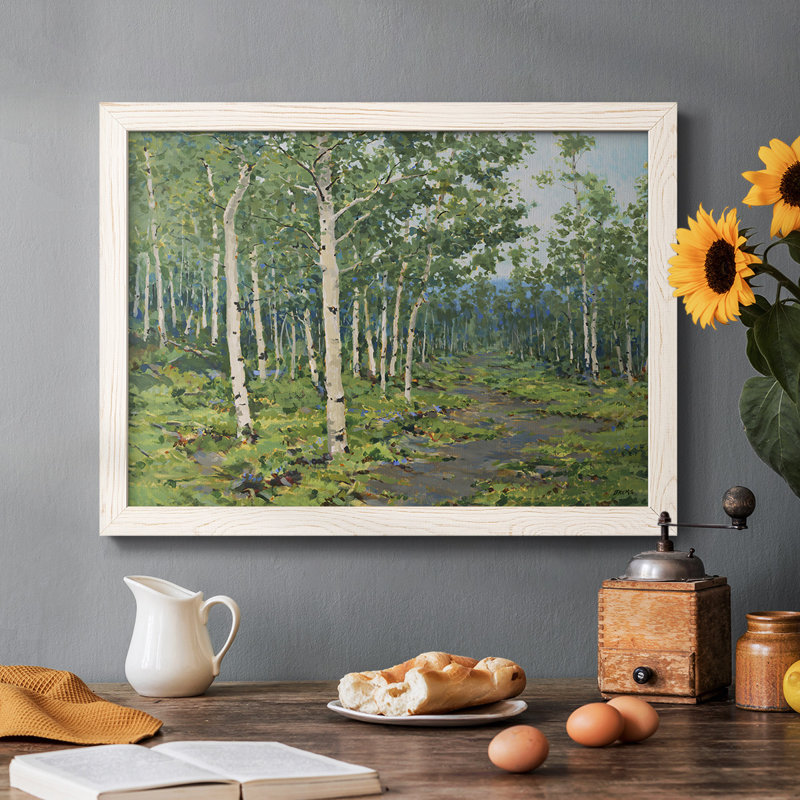 " In The Forest ", White, 18" H x 26" W x 1.5" D