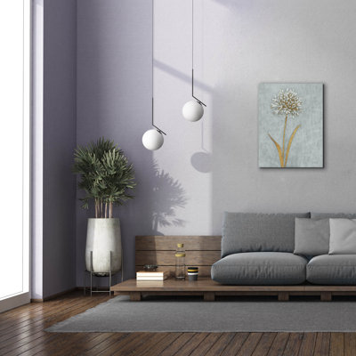 «Shimmering Summer 1 Soft Grey C» par James Wiens, art mural sur toile