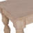 Braydan 2-Drawer Desk with Hand-Turned Legs- Rustic Natural-123297391
