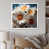 White Single Picture Framed