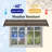 Agnuni vidaXL Door Canopy, Outdoor Awning for Porch & Patio, Polycarbonate Cover-49407233