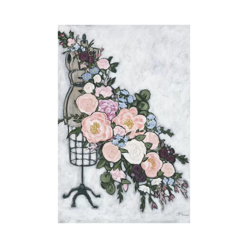 Dress Mannequin - Wrapped Canvas Painting, 101.6 cm H x 66.04 cm W x 3.175 cm D