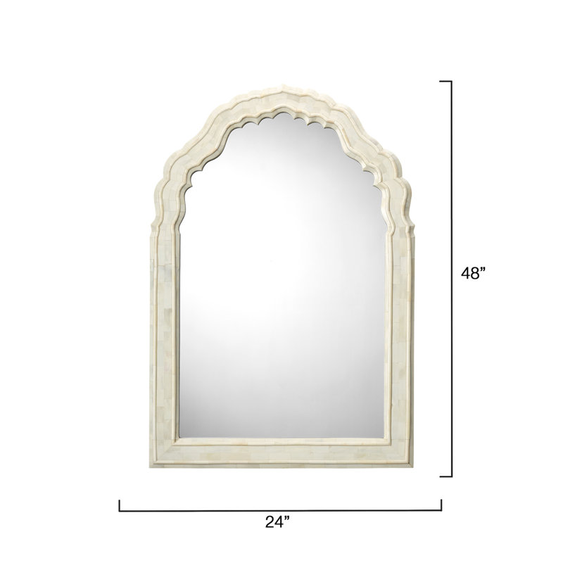 Chateau Camel Bone Arch Wall Mirror