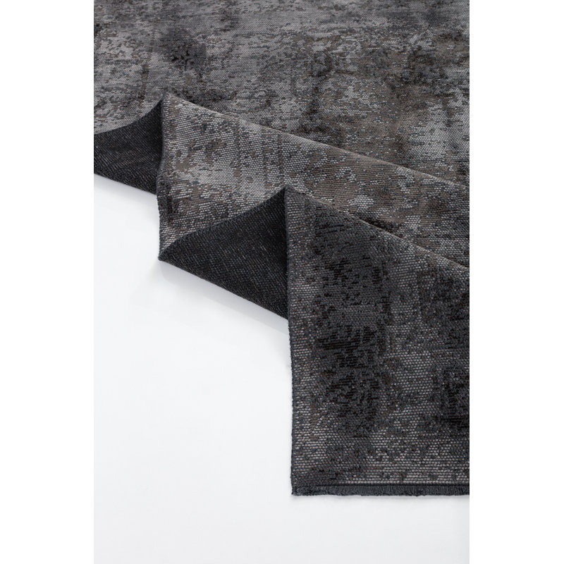 Rapture Gray Abstract Luxury Area Rug, Rectangle 7'10" x 9'10"