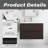 30'' Wall-Mounted Single Bathroom Vanity With Integrated Ceramic Top-1135950906