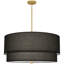 Lustre tambour 3 lumières à abat-jour Decker-66954386-123476814