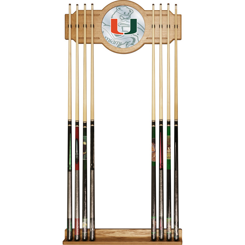 Porte-filets muraux en bois et miroir, Université de Miami