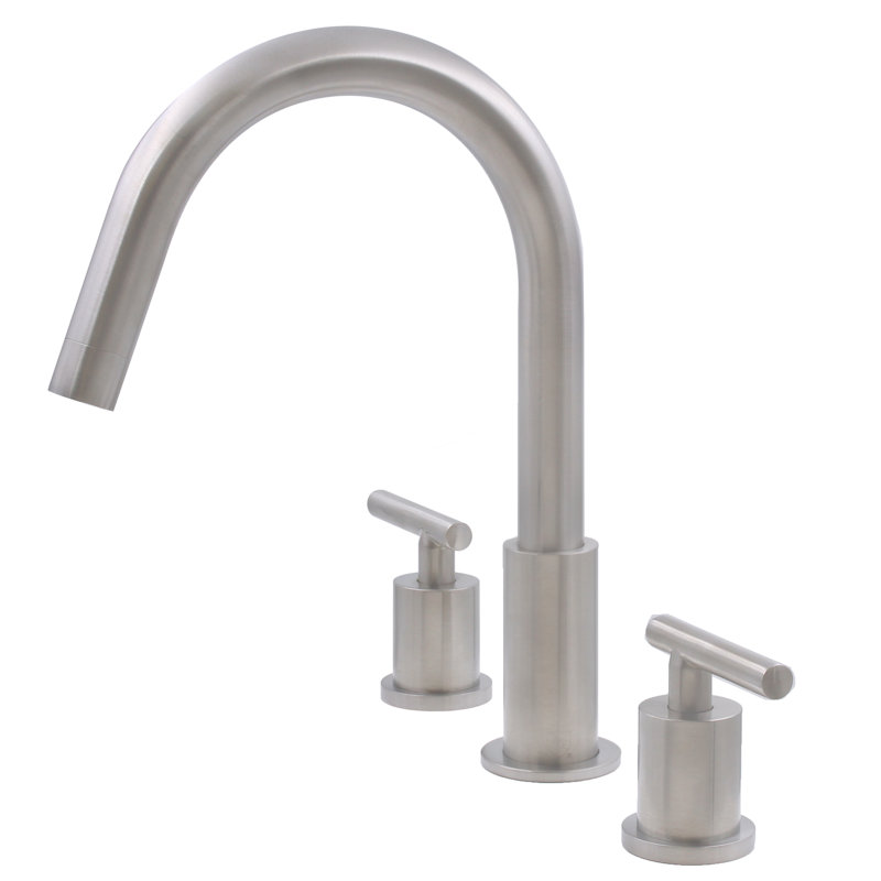 Robinet de salle de bain Waltz, Nickel brossé