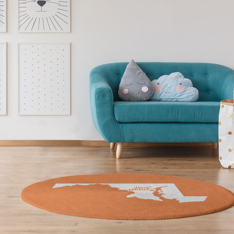 Tapis en poly-chenille annapolis à la maison, Rond 5 pi